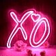 Heart XO Neon Sign