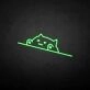'Happy cat' neon sign