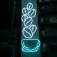 Coffee Beans and Cup Neon Sign