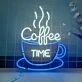 Customize Enjoy Coffee Time Neon Sign
