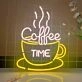 Customize Enjoy Coffee Time Neon Sign