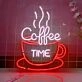 Customize Enjoy Coffee Time Neon Sign