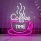 Customize Enjoy Coffee Time Neon Sign