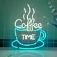 Customize Enjoy Coffee Time Neon Sign