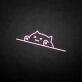 'Happy cat' neon sign