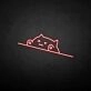 'Happy cat' neon sign
