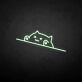 'Happy cat' neon sign