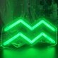 Aquarius Zodiac Sign Neon