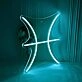 Pisces Zodiac Sign Neon