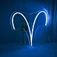 Aries Zodiac Sign Neon