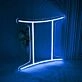 Gemini Zodiac Sign Neon