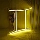 Gemini Zodiac Sign Neon