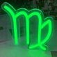 Virgo Zodiac Sign Neon