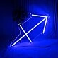 Sagittarius Zodiac Sign Neon