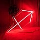 Sagittarius Zodiac Sign Neon