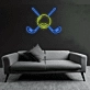 Golf Club Set Neon Sign