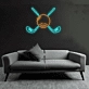 Golf Club Set Neon Sign