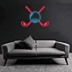 Golf Club Set Neon Sign