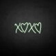 'Heart shape' neon sign