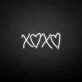 'Heart shape' neon sign
