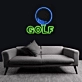 Customize Golf Ball Icon Neon Sign
