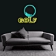 Customize Golf Ball Icon Neon Sign