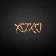 'Heart shape' neon sign