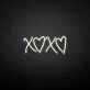 'Heart shape' neon sign