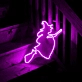 Halloween Flying Ghost Neon Sign