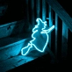 Halloween Flying Ghost Neon Sign