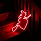 Halloween Flying Ghost Neon Sign