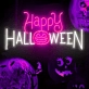 Happy HALLOWEEN Celebration Neon Sign