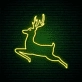 Christmas Reindeer Neon Sign
