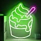 Sweet Cone Ice Cream Neon Sign