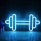 Gym Dumbbell Neon Sign