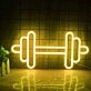 Gym Dumbbell Neon Sign