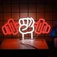 Gym Hand Holding Dumbbell Style 2 Neon Sign