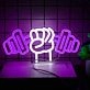 Gym Hand Holding Dumbbell Style 2 Neon Sign