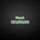 Mood CEO neon sign