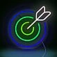 Archery Target Neon Sign
