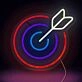 Archery Target Neon Sign