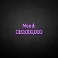 Mood CEO neon sign