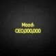 Mood CEO neon sign