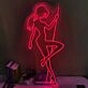 Pole Dancing Woman Neon Sign