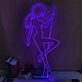 Pole Dancing Woman Neon Sign