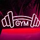Customize Gym Barbell Neon Sign