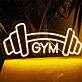 Customize Gym Barbell Neon Sign