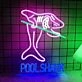 Customize Pool Shark Playing Billiards Neon Sign