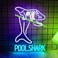 Customize Pool Shark Playing Billiards Neon Sign