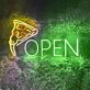 Customize Pizza Open Neon Sign